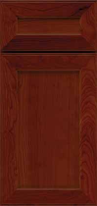 Williamsburg Door with Sable Stain on Cherry